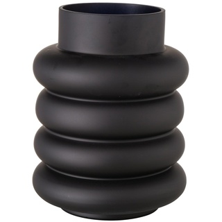 Boltze Ribbo Vase schwarz matt 20cm (1 Stück)