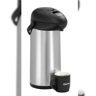 Bartscher Isolierkanne schwarz/silber 5 l