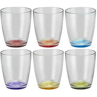Peill+Putzler Glas  6er-Set  Colore ¦ transparent/klar ¦ Maße (cm): H: 9,9  Ø: 8.4