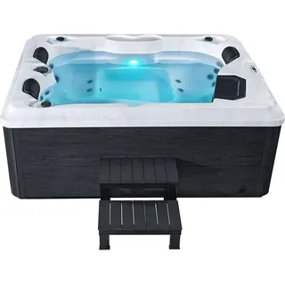 Luxus Whirlpool Hot Tub mit 31 Massage Düsen Heizung Ozon Spa für 2 - 3 Personen