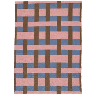 Checkson Teppich - Rosa / Mehrfarbig 150x200