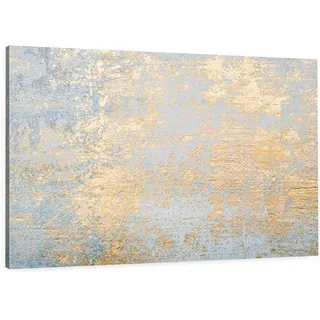 HUBDECO Leinwand Bilder Wohnzimmer - Bilder, Poster, Kunstdrucke - Leinwandbild - Bild auf Leinwand - Tolle Zimmerdekoration - Schlafzimmer Bilder - 100x70 cm Modern Abstrakt