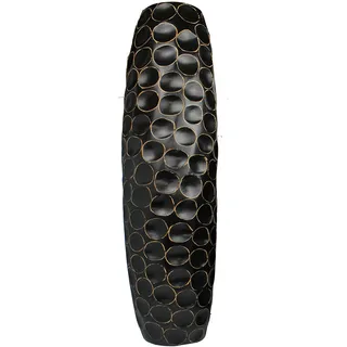 Blumenvase Holzvase Bodenvase Tischvase Dekovase für Dekoration 77 cm(30 Zoll) aus Mangoholz