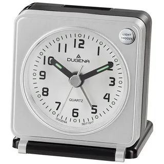 Dugena Quarzwecker DUGENA Quarz-Reisewecker 4460950 silberfarben