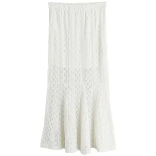 Next Maxirock Maxi-Spitzenrock (1-tlg) beige 36 (GB: 8)