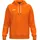 One Cotton Kapuzenpullover Neonorange 4XL