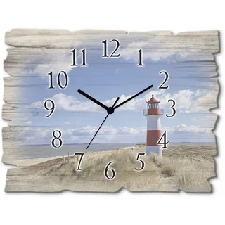 ARTland Leuchtturm Sylt 40 cm Quarz blau