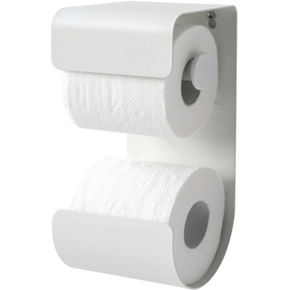 Sealskin Brix Toilettenpapierhalter 2 Rollen Weiß