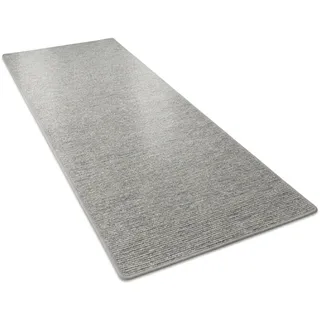 Floordirekt Geneva Teppichläufer 80 x 300 cm Silbergrau