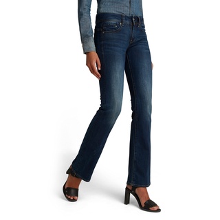 G-STAR RAW Damen Midge Bootcut Jeans, Blau (dk aged D01896-6553-89), 24W / 30L
