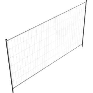 Schake Mobilzaun Light Ohne Haken Ösen 3,5 m x 2 m Feuerverzinkt