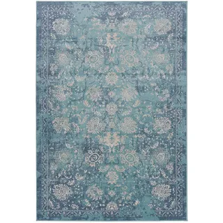 Pergamon Lagos Vintage Outdoor-Teppich 160 x 230 cm Türkis