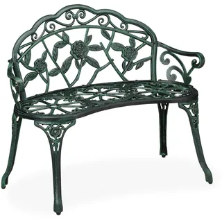 Relaxdays Gartenbank 79 x 99 x 56 cm Mehrfarbig