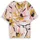 Bluse mit Muster Rosa 42