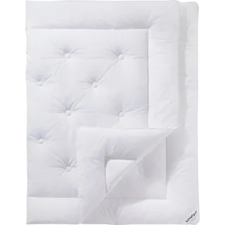 schlafgut Microfaserbettdecke SCHLAFGUT "Pure", weiß, B:135cm L:200cm, Bettdecken Bezug: 100% Baumwolle. Bettdecken Füllung: 100% Polyester, Bettdecken, Microfaserbettdecke, Bettdecke in 135x200 cm und weiteren Größen, für Sommer oder Winter