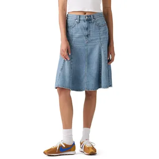 Levi's Godet Knee Length Skirt Good Grades Tenc - 26W
