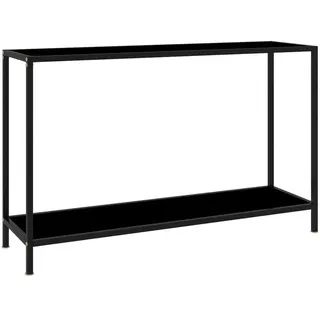 vidaXL Konsolentisch 120 x 75 x 35 cm schwarz