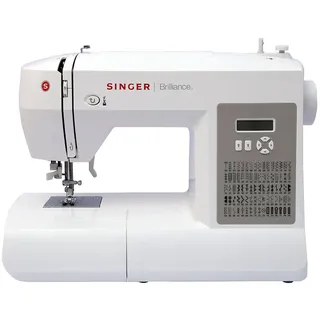 SINGER Freiarm-Nähmaschine Brilliance 6180 inllusive großen Anschiebetischs