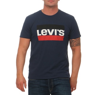 Levi's Herren Sportswear Logo Graphic T-Shirt,Dress Blues,L