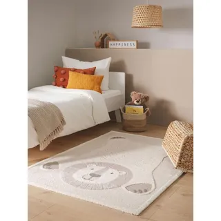 benuta Eve Kinderteppich 120 x 170 cm Beige/Weiß