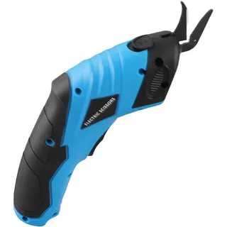 Elektrische Schere, Leistungsstarke Schere, Schneidwerkzeug, Kabellose Elektrische Schere, Kartonschneider mit USB-Kabel für Stoff, Pappe, Teppich, Leder