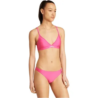 adidas Padded 2-Way Straps Triangle Bikini Damen JX3675 - shock pink/white 44