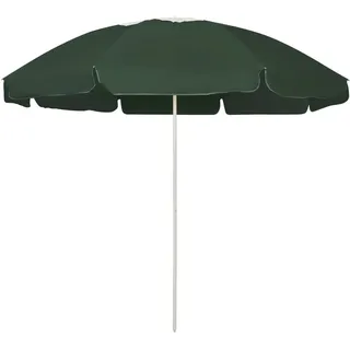 vidaXL Strandschirm Ø 240 cm Grün