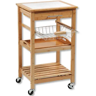 KESPER Servierwagen, Bambus, Keramik 48x81x38 cm