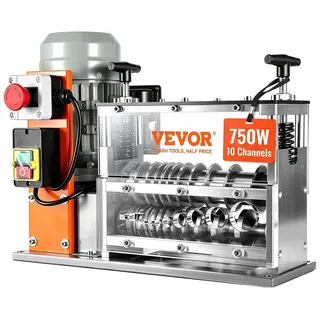 Vevor Kabelabisoliermaschine Elektrisch 1,5-40mm Kabelschälmaschine 750W Abisoliermaschine 30m pro Minute Geschwindigkeit Abisolierzange 65-Mn-Federstahl Klinge Ideal zum Abisolieren von Kupferdraht