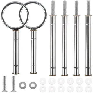 luxuskollektion 2er Set Etageren Stangen Silber 3 Stufig für Torte Cupcakes