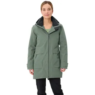 VAUDE Wintermantel Wo Skomer Winter Parka III CS Outdoormantel, Winterjacke kuschlig warm dank PrimaLoft®-Wattierung mit viel Bauschvolumen grün S (38)