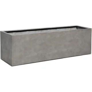 Eschbach® Pflanzkübel Box 60 Beton Grau Rechteckig * 60 x 20 x 20 cm * 10 Jahre Garantie