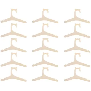 15 Stück Baby Kleiderbügel Aus Holz, Holzbügel für Kinderkleiderbügel, rutschfest Aufbewahrung DIY für Kinder Kleidung, für Kleidung, Hosen