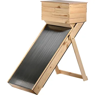 Dobar Dörrautomat Solar-Trockner aus Holz Beige