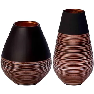 Villeroy & Boch Manufacture Swirl Vasen-Set Soliflor 2-teilig