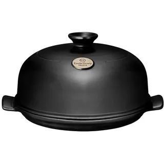 Interhal Brot Glocke, Keramik, Kohle, 28.5x28.5x16.5 cm