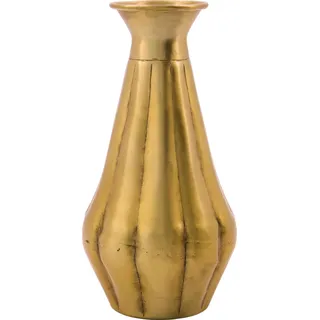 Violet Vase 20 cm goldfarben