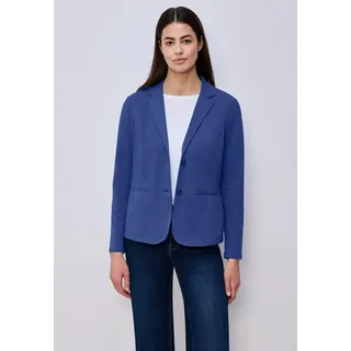 STREET ONE Sweatblazer im soften Baumwoll-Mix blau 36 EU