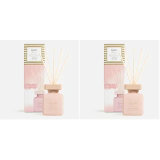 ipuro Essentials TIME FOR A HUG Raumduft mit Stäbchen 100 ml - Raumerfrischer mit Orange, Vanille, Biskuit & roten Früchten Duft Aroma - Diffuser mit Stäbchen - Lufterfrischer für die Wohnung