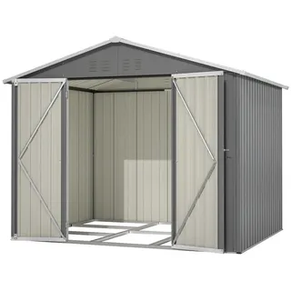Thanaddo Metallgerätehaus 2,57 x 2,05 m grün/anthrazit