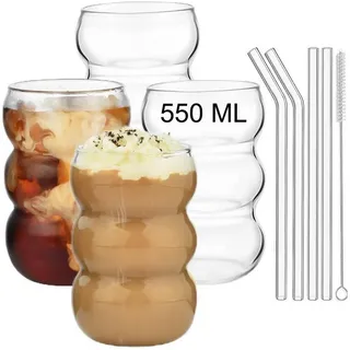 luxuskollektion Latte Macchiato Glas 0,55 l 4er Set