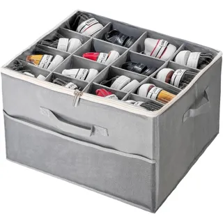 FELIXLEO Schuhbox Schuh Organizer mit GriffeSchuhboxen Großer Faltbar Stoff Schuhbox (1 St)