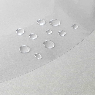 DecoHomeTextil Transparente Folie Tischdeke Tischfolie Schutzfolie Dicke und Größe wählbar 0,5 mm Oval 90 x 140 cm abwaschbar