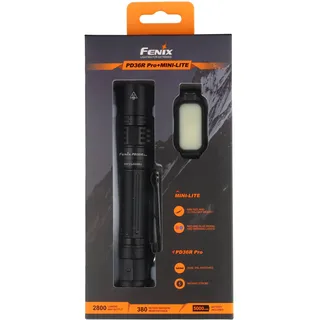 Fenix PD36R PRO mit gratis Universalleuchte, schwarz