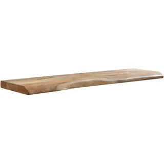 Wohnling Wandregal 100 x 4 x 26 cm Braun