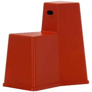 Vitra Stool-Tool Stuhl-Tisch-Kombination in poppy red