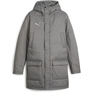 Puma teamFINAL Winter Herren Fußballjacke, grau - L