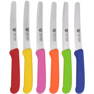 Gräwe Tafelmesser Messerset 21 cm 6-tlg. Bunt