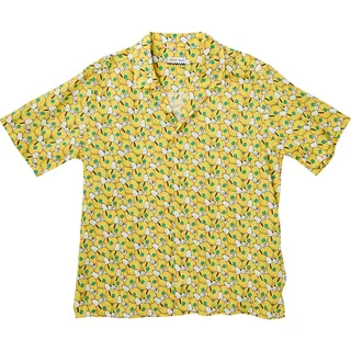 Brava Fabrics Herren Peanuts Donuts Aloha Hemd (Größe L, gelb)