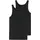 Unterhemd in schwarz 4XL